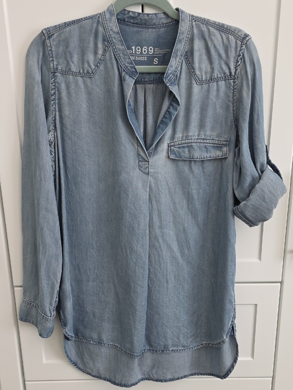 GAP Light Blue Denim Shirt - 1969 Label